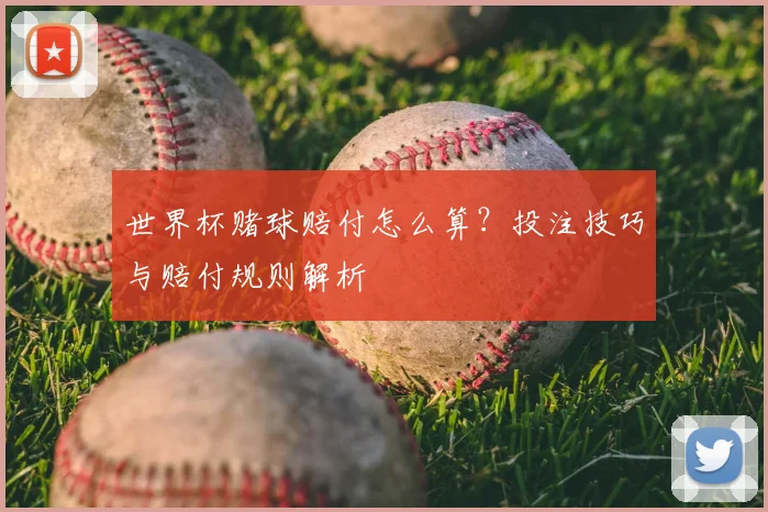 世界杯赌球赔付怎么算?投注技巧与赔付规则解析